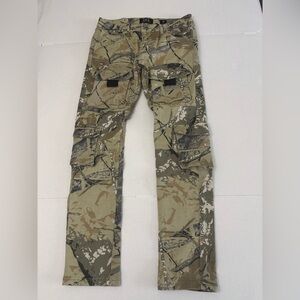 Ops Boys  'Cargo' Utility Pants - -Sand Camo Size 18 inseam 28”